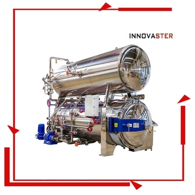 1100*1200*1500MM Aziende agricole Pasto da mangiare Sterilizzatore alimentare con retort automatico