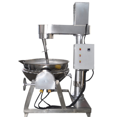 Attrezzatura per cucinare Ketchup Planetary Cook Mixer Boiler a vapore con agitatore 615 KG