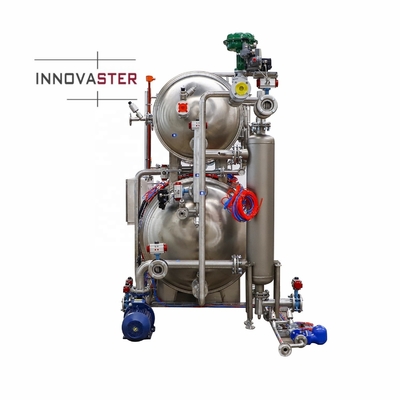 Sterilizzazione di alimenti a canna in acqua con macchina automatica di retortazione/retortazione a lotti