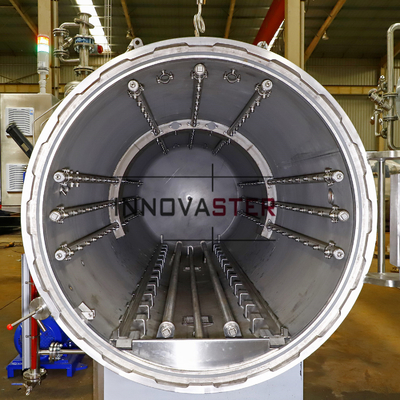 Lunch Meat Water Spray Autoclave Retort Machine per la conservazione 1100*1200*1500MM Dimensione