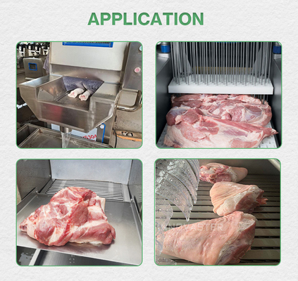 304 in acciaio inossidabile iniettore automatico di salamoia di pollo di manzo per l'iniezione di salina di carne