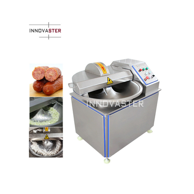 350 KG Commercial Automatic in acciaio inossidabile 40L 80L 125L Mixer Carne Vegetali Insalate Cutter Bowl
