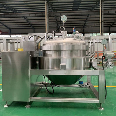 Caldaia elettrica/a vapore/olio a giacca verticale con materiale in acciaio inossidabile 304