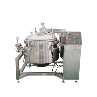 50-600L Sopa ad alta pressione di ossa-Stock di produzione di vuoto Vaso da cucina con funzione automatica