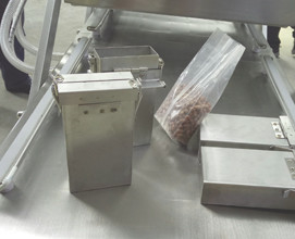 Consumo Macchina di imballaggio a doppia camera a vuoto in acciaio inossidabile per negozi alimentari