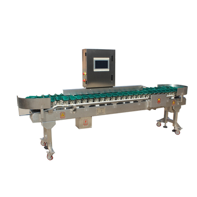 Macchina automatica di classificazione del peso del pollo per la classificazione in acciaio inossidabile