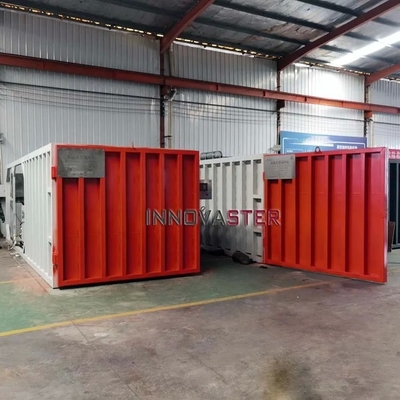 3600*1750*2050mm Macchina di pre raffreddamento industriale per 8 palette di ortaggi