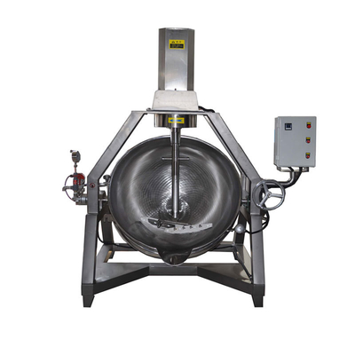 Caldaia elettrica semiautomatica con giacca di agitazione planetaria per impianti di trasformazione delle verdure