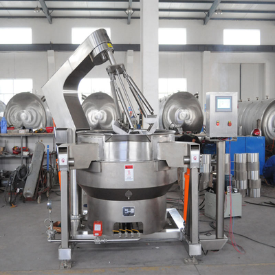 Apparecchiature di cottura Industrial Automatic Tilting Planetary Sauce Jacketed Kettle con Multi-Agitator