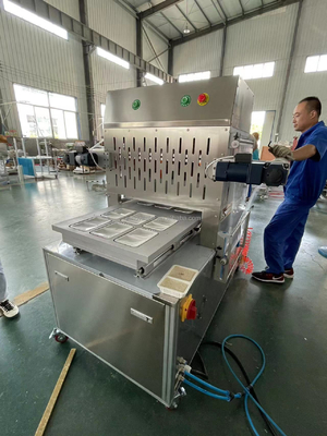 Macchina di confezionamento automatico in atmosfera modificata di ultima generazione per il pasto PP BOX RTE