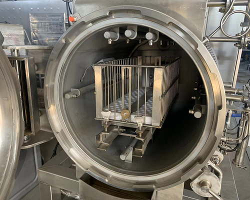 F0 Compressore d'aria a autoclave orizzontale Retort Sterilizzatore per acqua