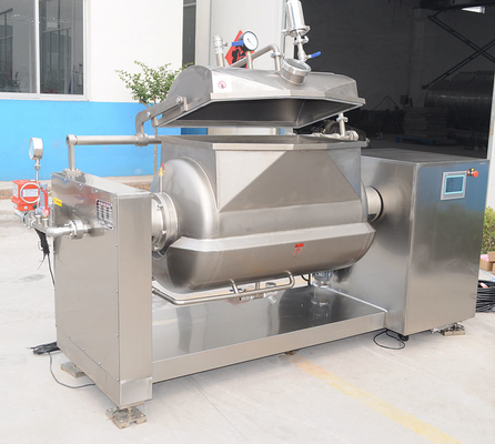 Impianto di trasformazione ortofrutticole Formaggi Cucina a vuoto a giacca con mixer e mixer
