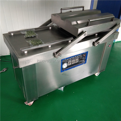 Macchina per contenitori alimentari a vuoto a doppia camera per apparecchiature Distanza della barra di tenuta mm 400-700