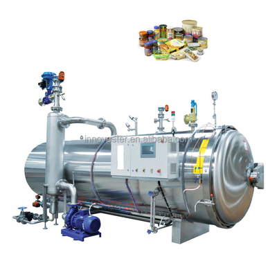 1100*1200*1500MM Macchina di retortazione per la lavorazione dello sterilizzatore alimentare