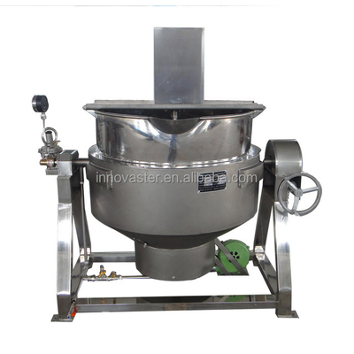 Accessibile 615KG Verticale Tilt Jacket Boiler per mescolare e cucinare salsa