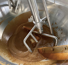 304 Acciaio inossidabile Caldaia automatica multi-agitatore a giacca per la salsa calda