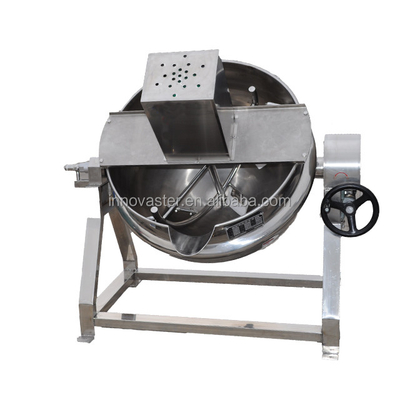 Acciaio inossidabile Pasta di fagioli Salsa Cottura per agitatore manuale Fritura Wok Machine
