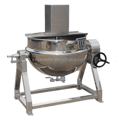 Acciaio inossidabile Pasta di fagioli Salsa Cottura per agitatore manuale Fritura Wok Machine