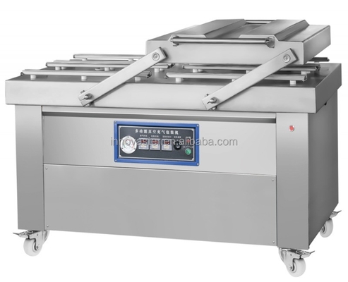 Macchina di imballaggio automatico a vuoto azionata elettricamente per carne, formaggio e verdura 256 kg
