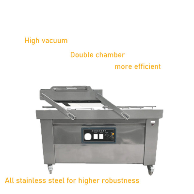 Macchina di imballaggio automatico a vuoto azionata elettricamente per carne, formaggio e verdura 256 kg