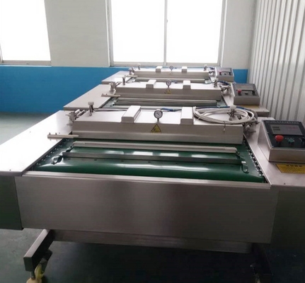 Tassa di imballaggio tipo DZ1100 Cintura di rotolamento Macchina di imballaggio a vuoto continuo per Sal