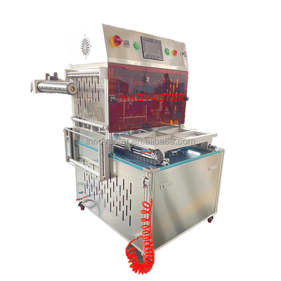 Macchina di imballaggio a vuoto in atmosfera modificata per alimenti freschi brazzati