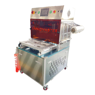 Macchina di imballaggio a vuoto in atmosfera modificata per alimenti freschi brazzati