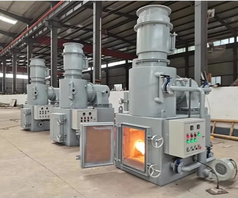 11000 kg di peso Incineratore di rifiuti per pneumatici Soluzione per lo smaltimento di rifiuti innocui