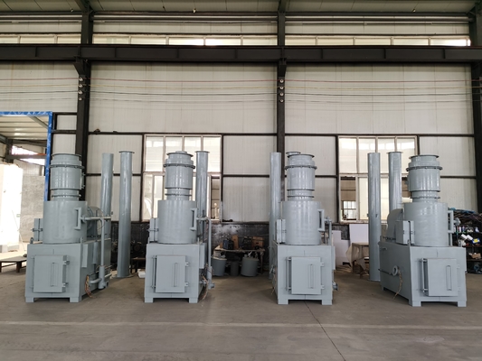 11000 kg di peso Incineratore di rifiuti per pneumatici Soluzione per lo smaltimento di rifiuti innocui