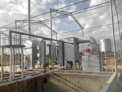 11000 kg di peso Incineratore di rifiuti per pneumatici Soluzione per lo smaltimento di rifiuti innocui