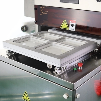 Macchine di imballaggio automatiche per imballaggio di scatole a vuoto a atmosfera modificata