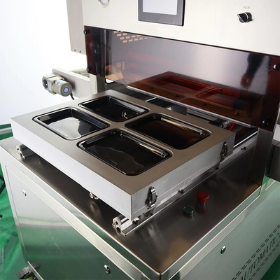 Macchine di imballaggio automatiche per imballaggio di scatole a vuoto a atmosfera modificata