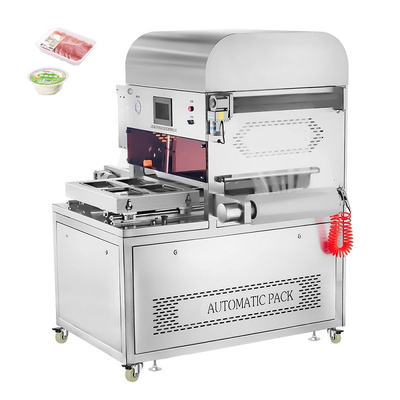 Macchine di imballaggio automatiche per imballaggio di scatole a vuoto a atmosfera modificata