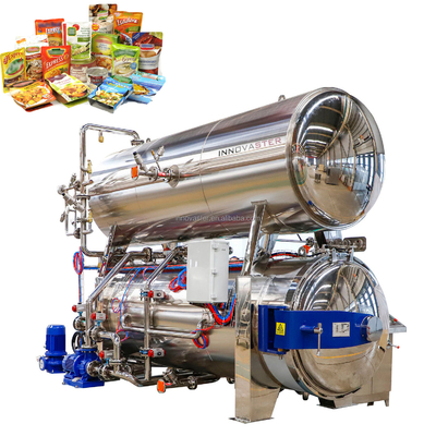 Macchine per retorte di sterilizzazione ad alta pressione multifunzione per impianti di produzione