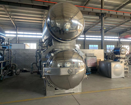 Macchina di retorta alimentare in scatola a vapore diretta di potenza di 1 kW e acciaio inossidabile 304