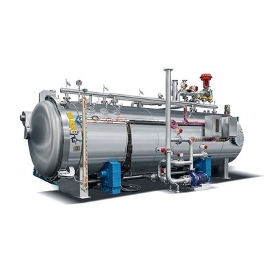 Sterilizzazione fisica Autoclave alimentare orizzontale Sterilizzazione a vapore Cucinazione Retort Machine 1KW