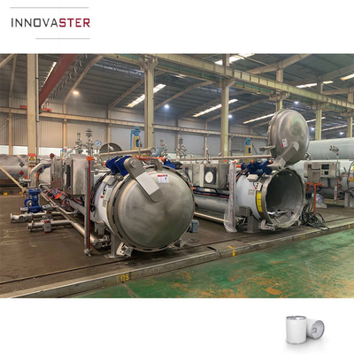 Sterilizzazione fisica Autoclave alimentare orizzontale Sterilizzazione a vapore Cucinazione Retort Machine 1KW