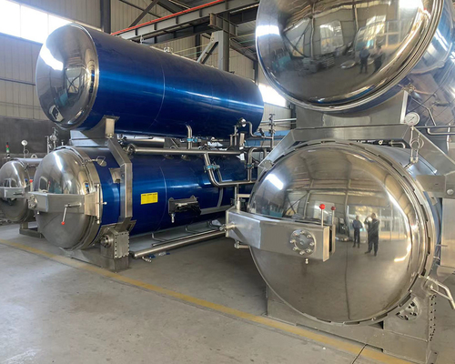 380v-480v/50-60hz/1-3Phase Water Immersion Retort Machine per sacchetti di grandi dimensioni