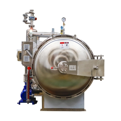 3P Voltage Steam Water Cascading Retort Machine Sterilizer per l'industria alimentare