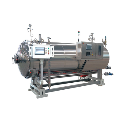 3P Voltage Steam Water Cascading Retort Machine Sterilizer per l'industria alimentare