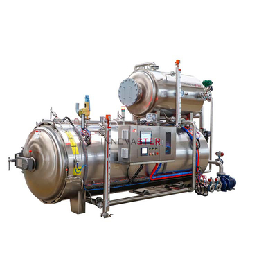Prodotti alimentari e bevande Macchine per retorta a cascata di acqua Autosclave sterilizzazione per barattoli e lattine di vetro