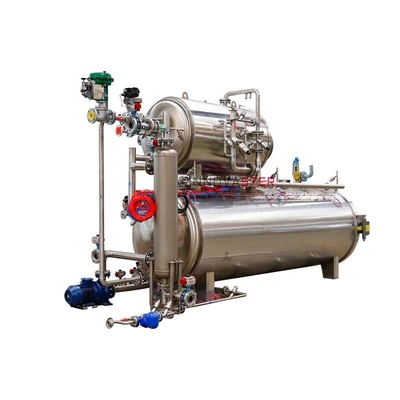 Prodotti alimentari e bevande Macchine per retorta a cascata di acqua Autosclave sterilizzazione per barattoli e lattine di vetro