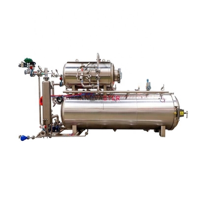 Prodotti alimentari e bevande Macchine per retorta a cascata di acqua Autosclave sterilizzazione per barattoli e lattine di vetro