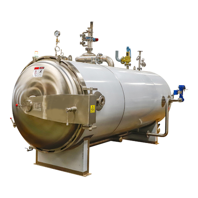 Sterilizzatore a vapore retort diretto macchina autoclave per alimenti in scatola tecnologia avanzata