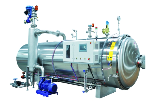 Sterilizzatore a vapore retort diretto macchina autoclave per alimenti in scatola tecnologia avanzata