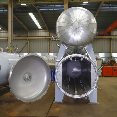 Sterilizzatore a vapore retort diretto macchina autoclave per alimenti in scatola tecnologia avanzata