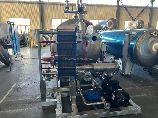Facile da utilizzare Vapore riscaldamento Acqua Spray Retort Machine per pasti pronti al consumo