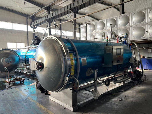 Facile da utilizzare Vapore riscaldamento Acqua Spray Retort Machine per pasti pronti al consumo