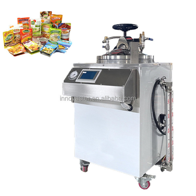 90 KG Retort di sterilizzazione a immersione verticale in acqua per RTE Food
