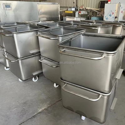 Trasporto dei prodotti alimentari con sicurezza utilizzando carrelli/conti/carrozzini di trasferimento in acciaio inossidabile 304